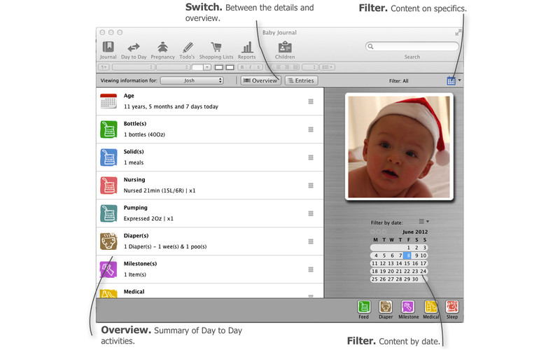 Baby Journal 1.0 : Baby Journal screenshot