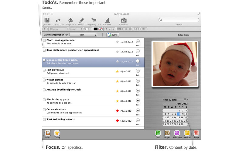 Baby Journal 1.0 : Baby Journal screenshot