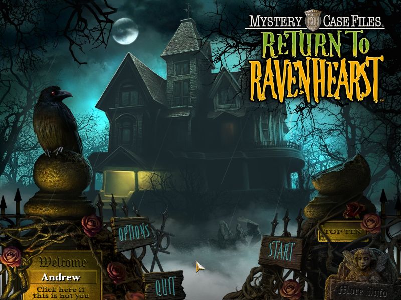 Mystery Case Files: Return to Ravenhearst 1.0 : Start window