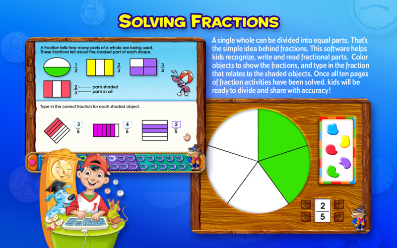 Time, Money & Fractions On-Track 1.9 : Time, Money & Fractions On-Track screenshot