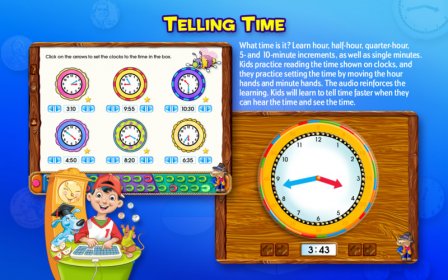 Time, Money & Fractions On-Track screenshot