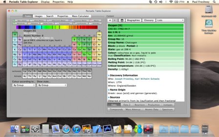 Periodic Table Explorer screenshot