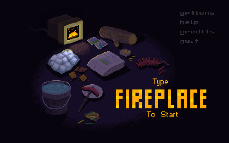 Pixel Fireplace 1.2 : Pixel Fireplace screenshot