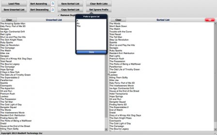 CM Sort List NX screenshot