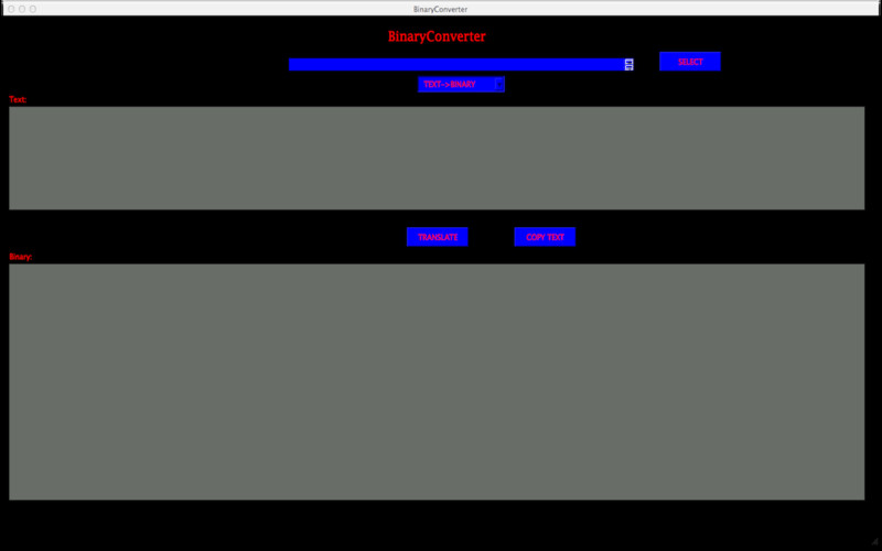 BinaryConverter 1.0 : BinaryConverter screenshot