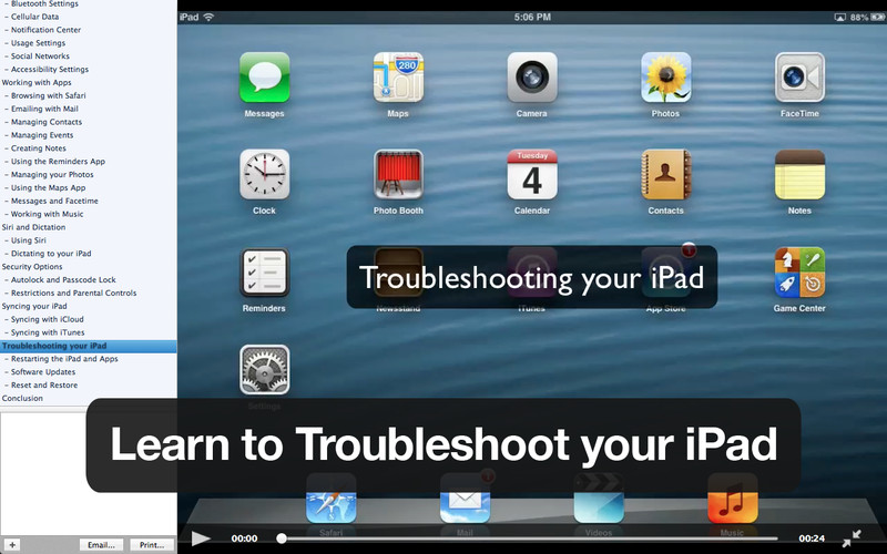 Tutor for iPad 2.0 : Tutor for iPad screenshot