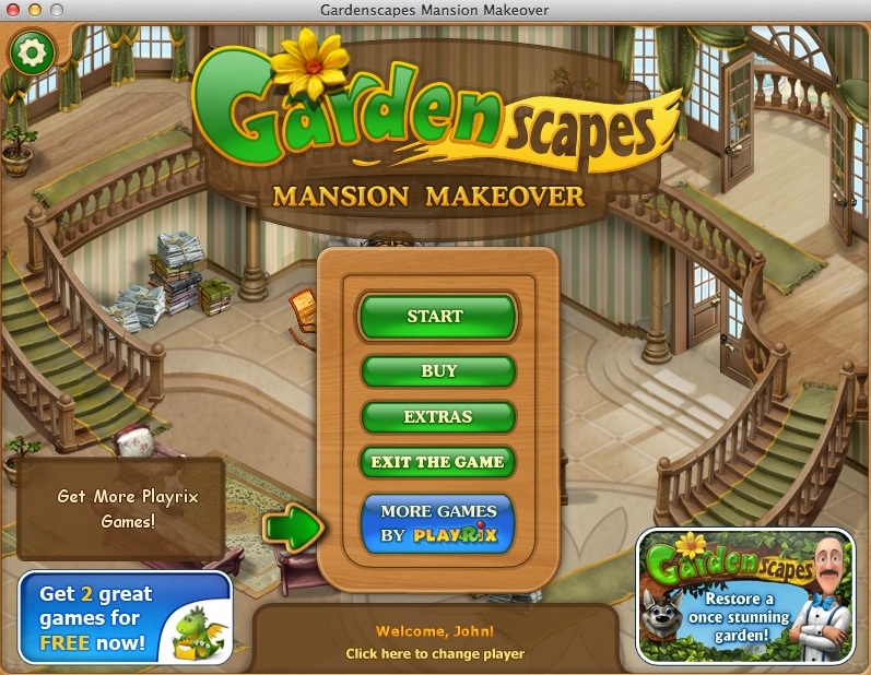 Gardenscapes: Mansion Makeover : Main Menu