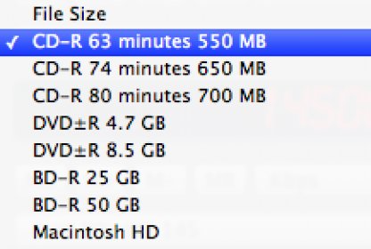 File Size Presets