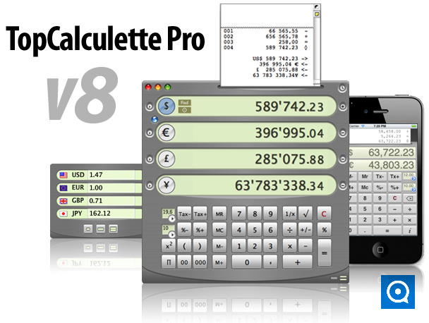 TopCalculette Pro 8.6 : TopCalculette Pro v8
