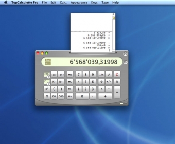 Scientific calculator with a single display