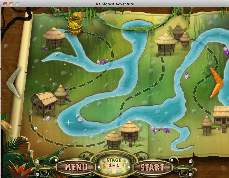 Rainforest Adventure 1.0 : Map