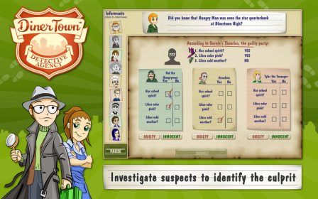 DinerTown Detective Agency screenshot