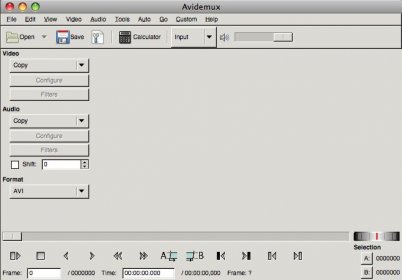 avidemux for mac 10.5, requirements