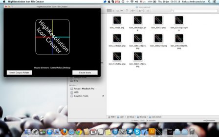 HighResolution Icon File Creator screenshot