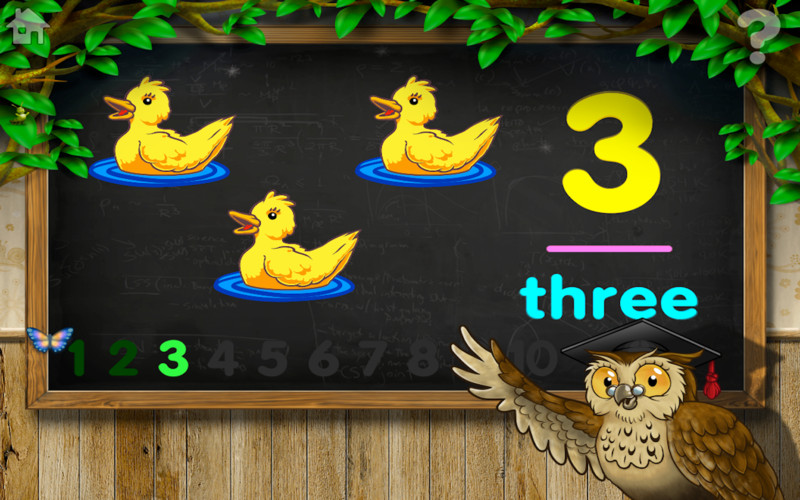 Count 1 to 10 Free - Mrs. Owl's Learning Tree 1.0 : Count 1 to 10 Free - Mrs. Owl's Learning Tree screenshot