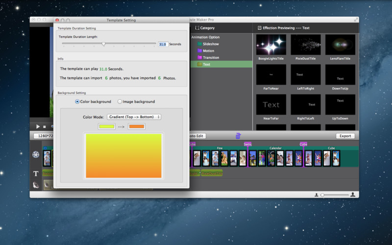 Photo Movie Maker Pro 2.0 : Photo Movie Maker Pro screenshot