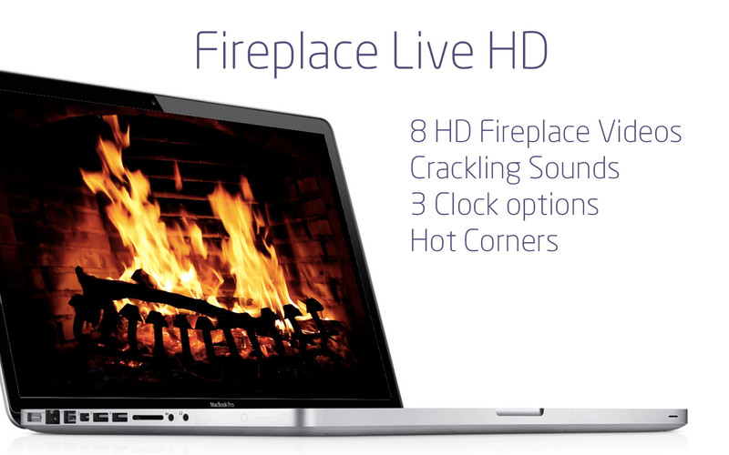 Fireplace Live free 2.1 : Fireplace live HD free screenshot