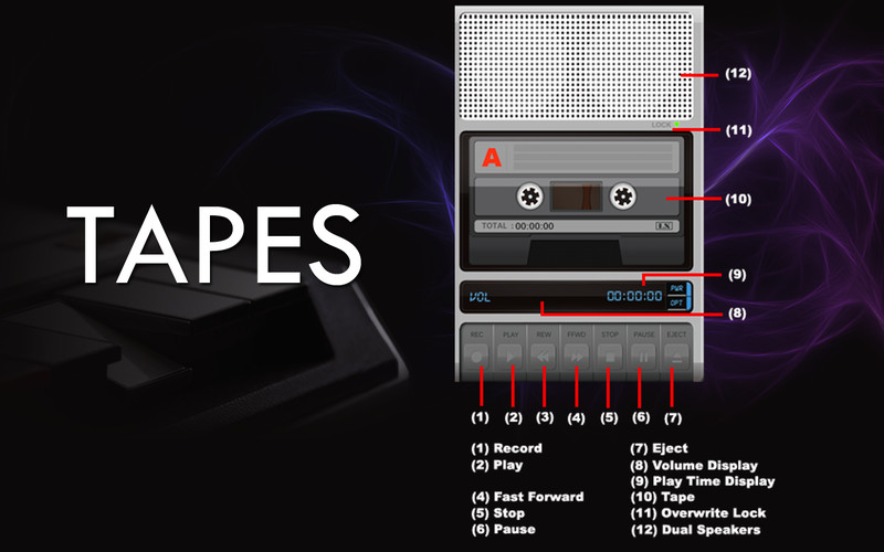 Tapes 1.0 : Tapes screenshot