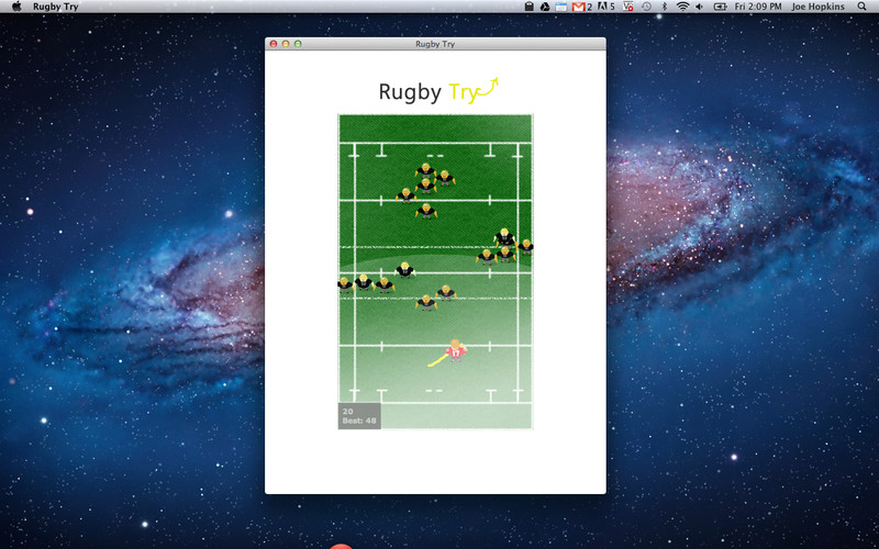 Rugby Try 1.0 : Rugby Try screenshot