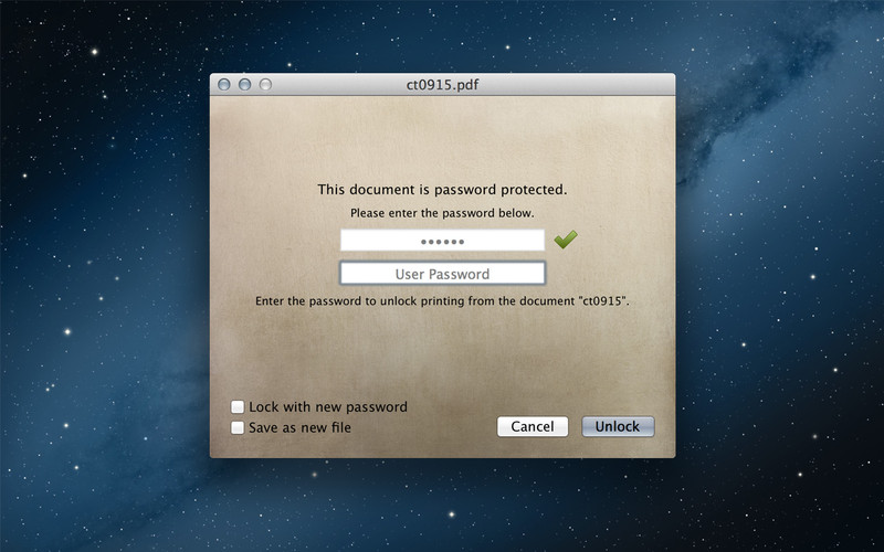 PDF Protector 1.1 : PDF Protector screenshot