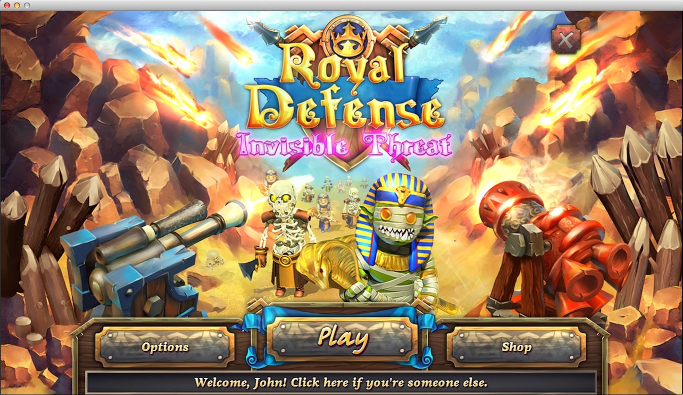 Royal Defense 1.0 : Main Menu