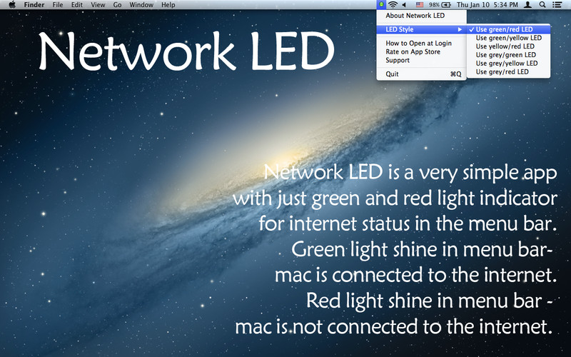 Network LED 1.0 : Network LED screenshot