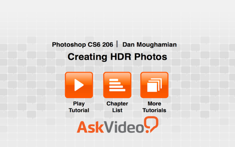 AV for Photoshop CS6 206 - Creating HDR Photos 1.0 : AV for Photoshop CS6 206 - Creating HDR Photos screenshot