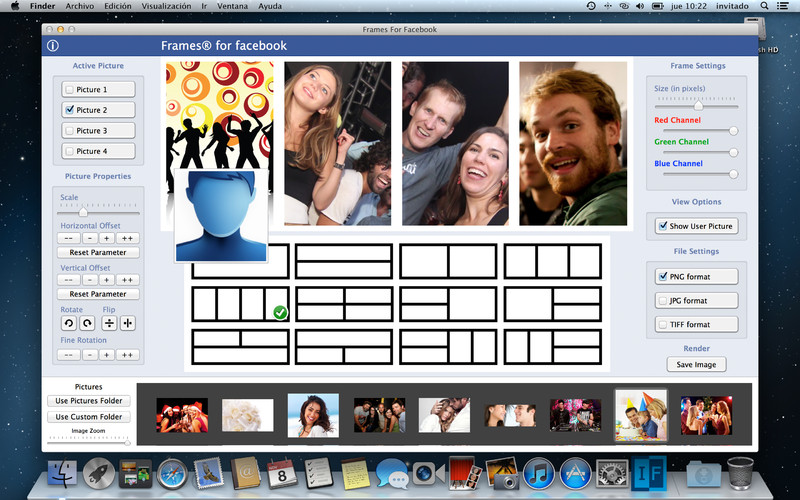 Frames For Facebook 1.1 : Frames for Facebook screenshot