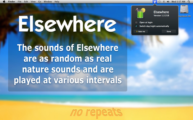 Elsewhere: Ambient Nature Sounds 1.3 : Elsewhere: Ambient Nature Sounds screenshot