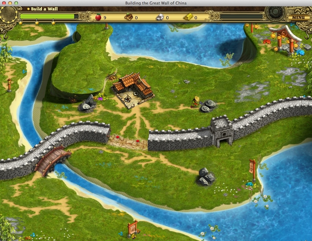 Building the Great Wall of China 1.0 : Gameplay Window