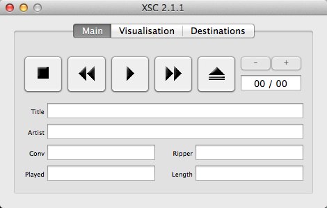 XSC 2.1 : Main window