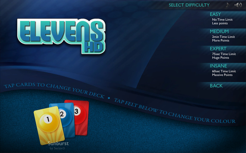 Elevens HD 1.1 : Elevens HD screenshot