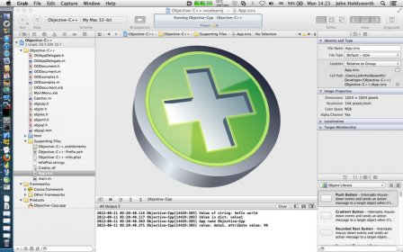 Objective-C++ screenshot
