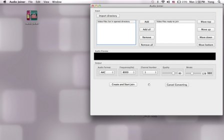 Audio Joiner screenshot