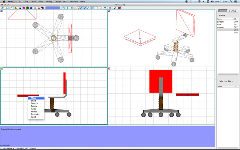 AutoQ3D CAD 5.1 : AutoQ3D CAD screenshot