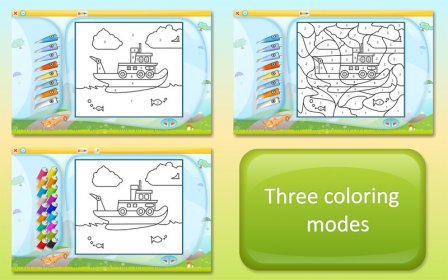 Color by Numbers - Vehicles - Free screenshot
