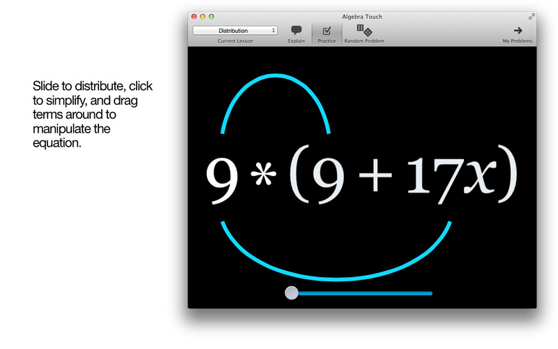 Algebra Touch 1.1 : Algebra Touch screenshot