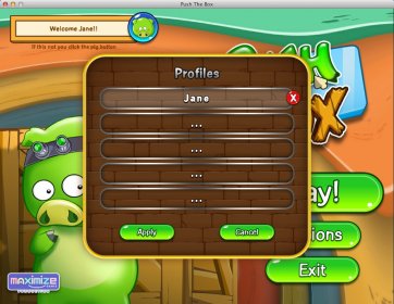 Selecting Player Profile