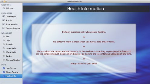 Health Information Window