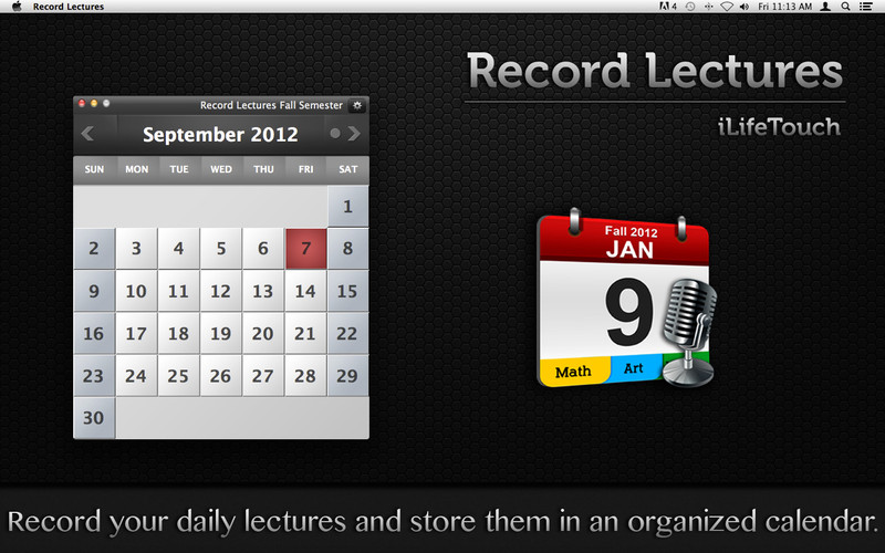 Record Lectures 1.1 : Record Lectures screenshot