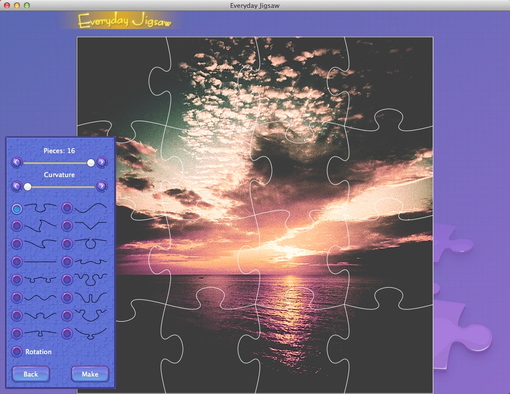 Everyday Jigsaw 1.2 : Creating Puzzle