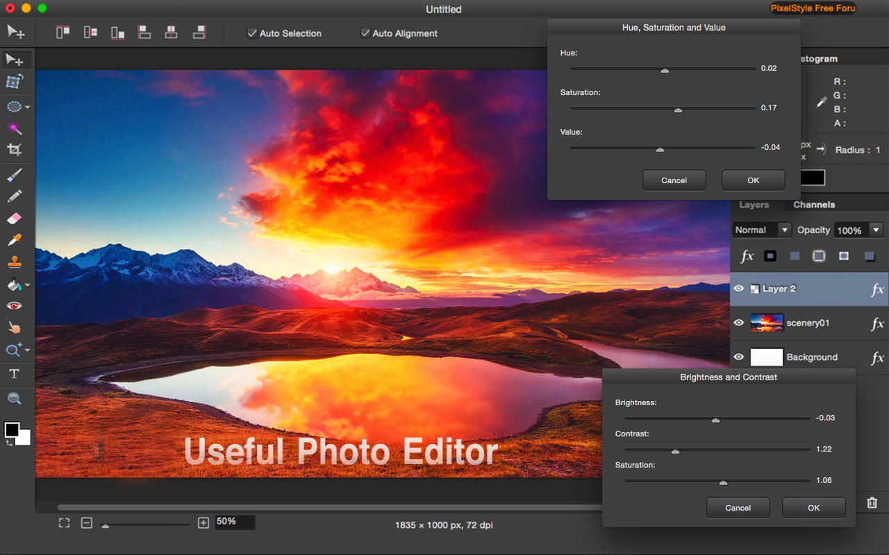 PixelStyle 3.7 : Pixelstyle Photo Editor for Mac