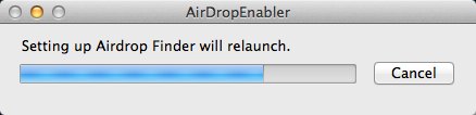 AirDropEnabler 1.2 : Main window