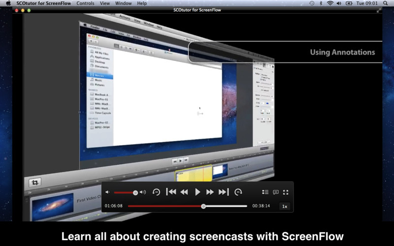 SCOtutor for ScreenFlow 1.1 : SCOtutor for ScreenFlow screenshot