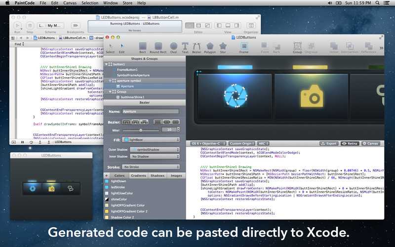 PaintCode 1.3 : PaintCode screenshot