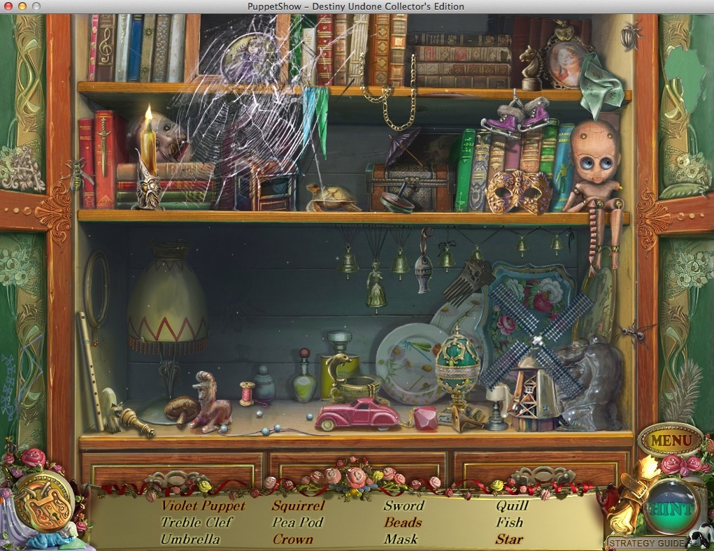 PuppetShow: Destiny Undone Collector's Edition : Completing Hidden Object Mini-Game