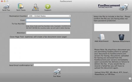 FaxDocument screenshot