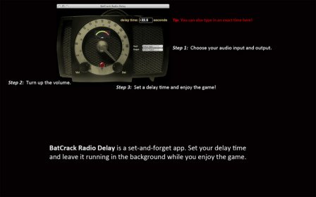 BatCrack Radio Delay screenshot