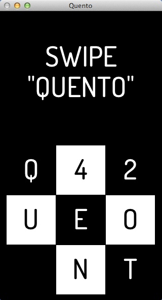 Quento 1.3 : Welcome Window