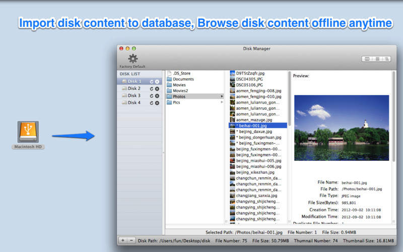 Disk Manager Lite - Browse disks offline 3.2 : Disk Manager Lite - Browse disks offline screenshot